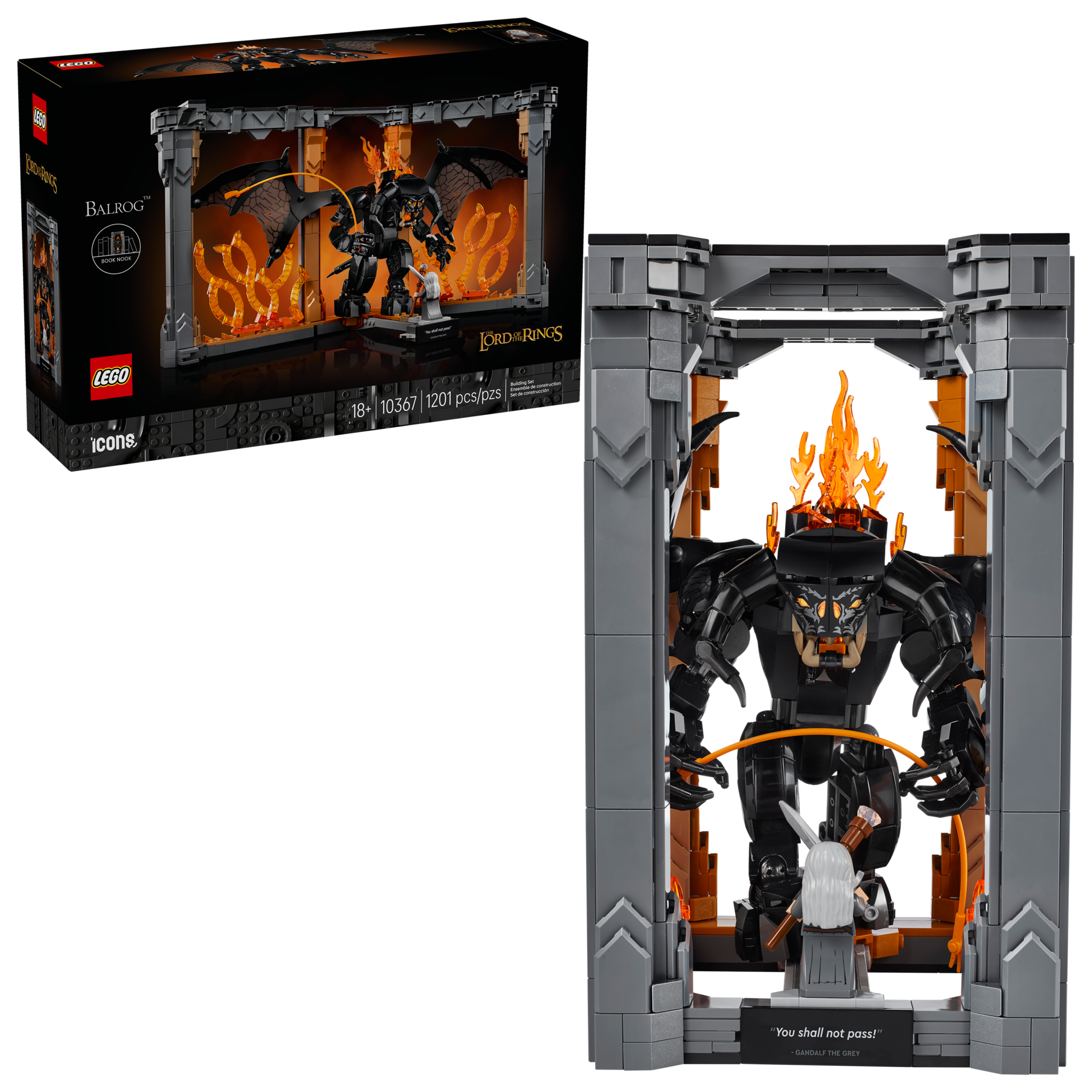 The Lord Of The Rings: Balrog Book Nook - Image 2