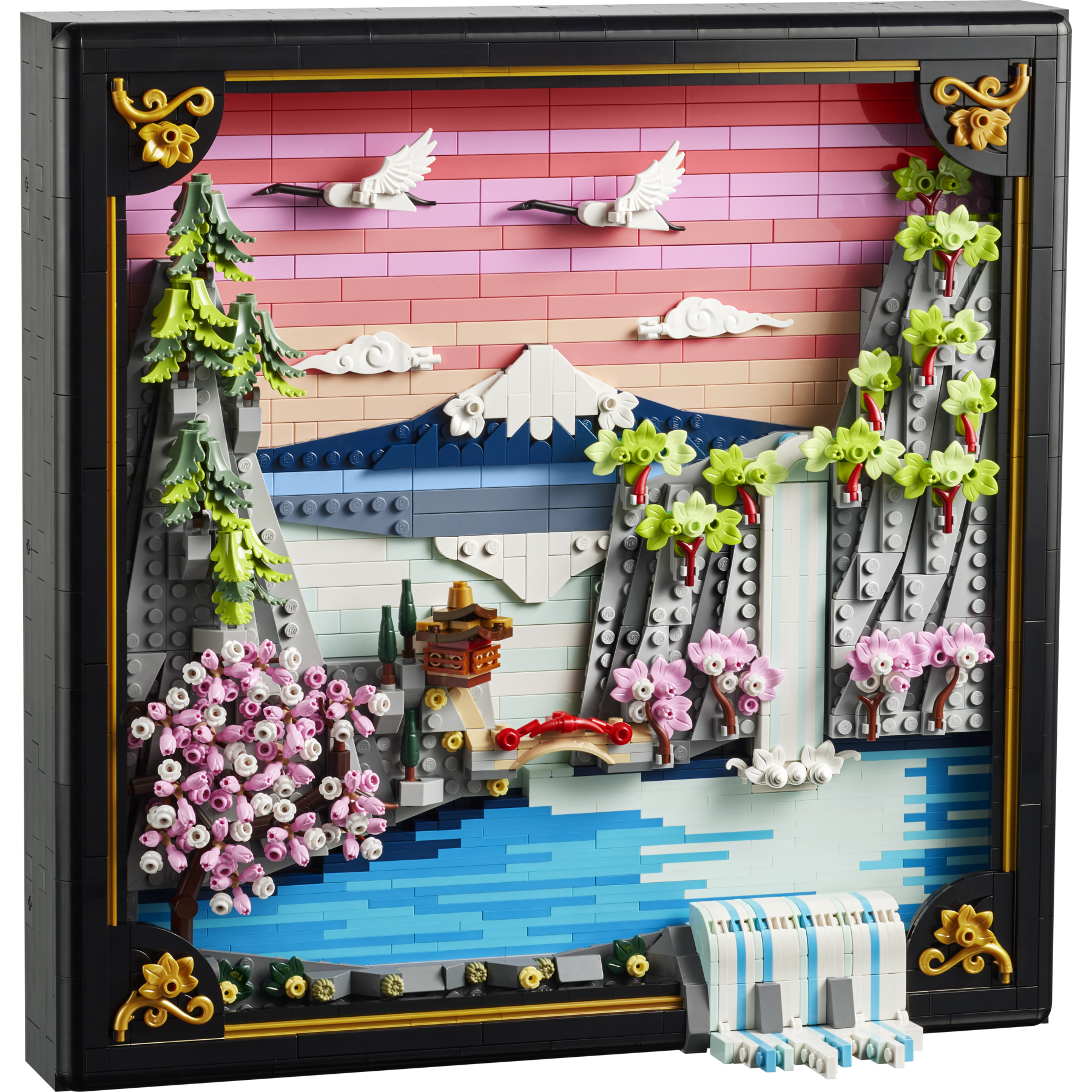Japanese Cherry Blossom Landscape