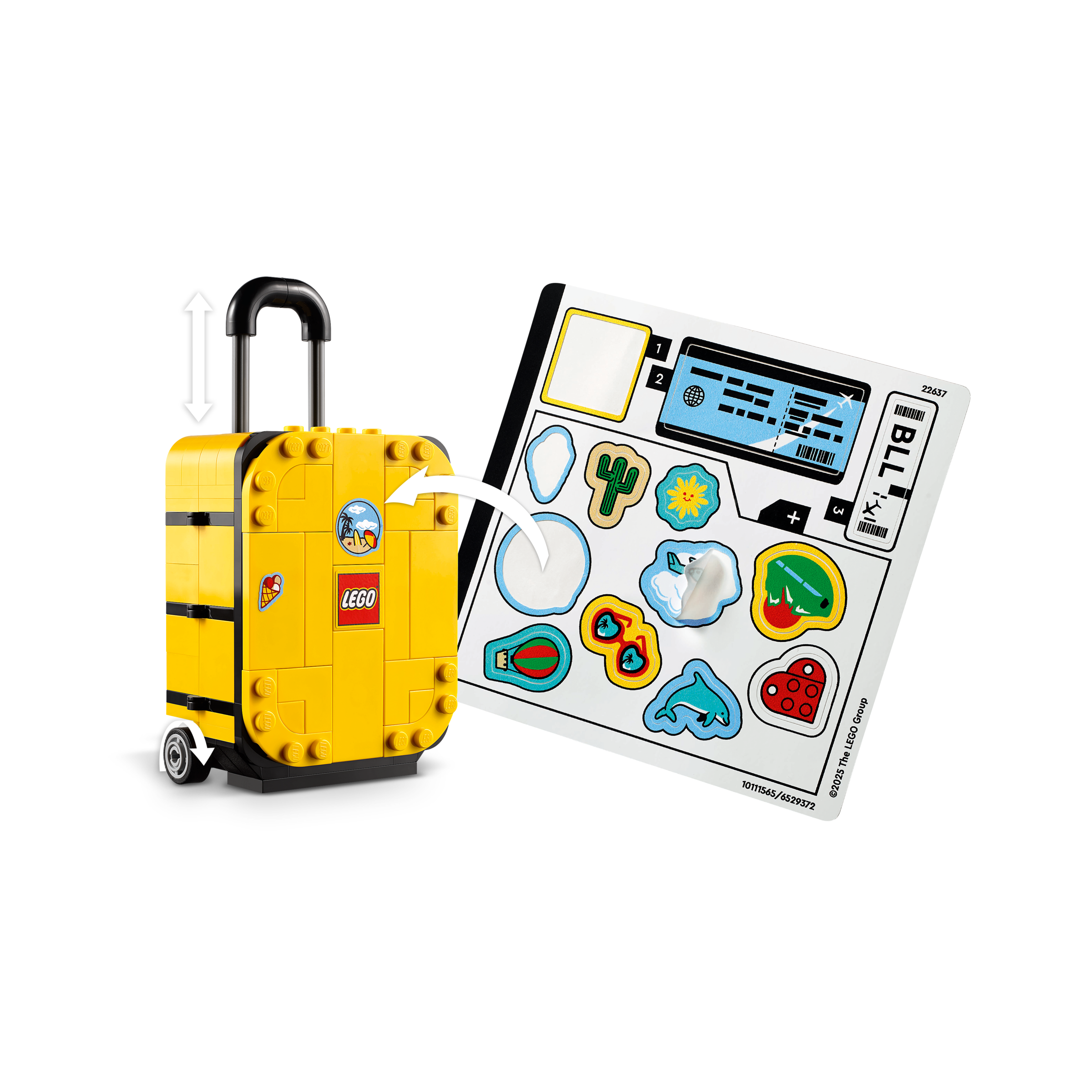 Yellow Travel Suitcase - Image 4