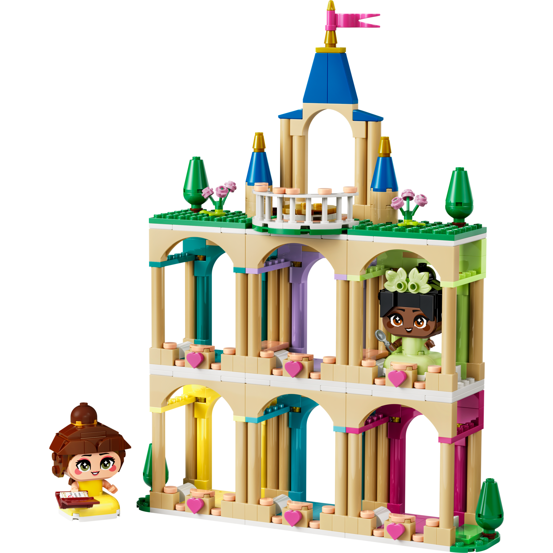 Mini Belle & Tiana With Castle