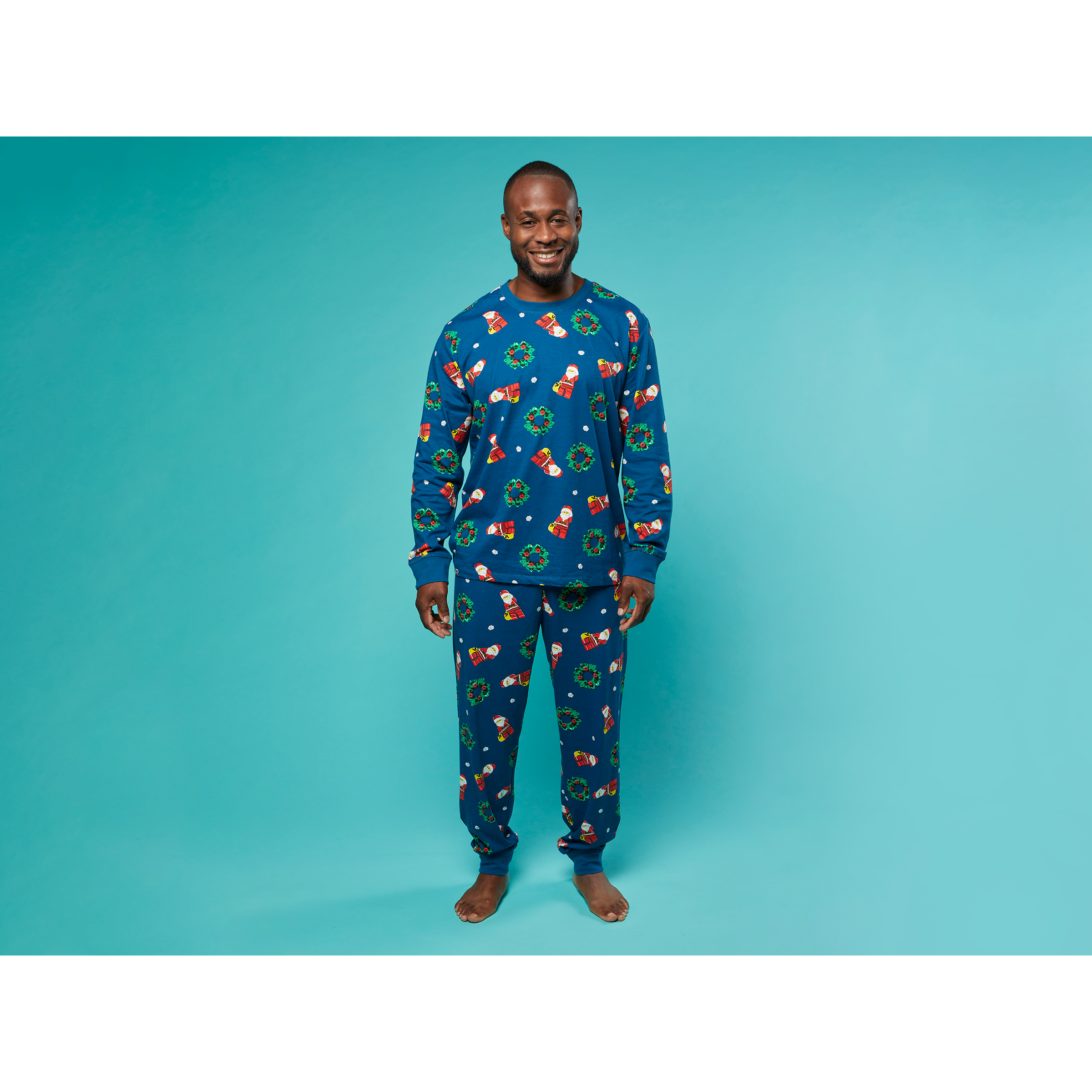 Adult Pyjamas – Navy - Image 4