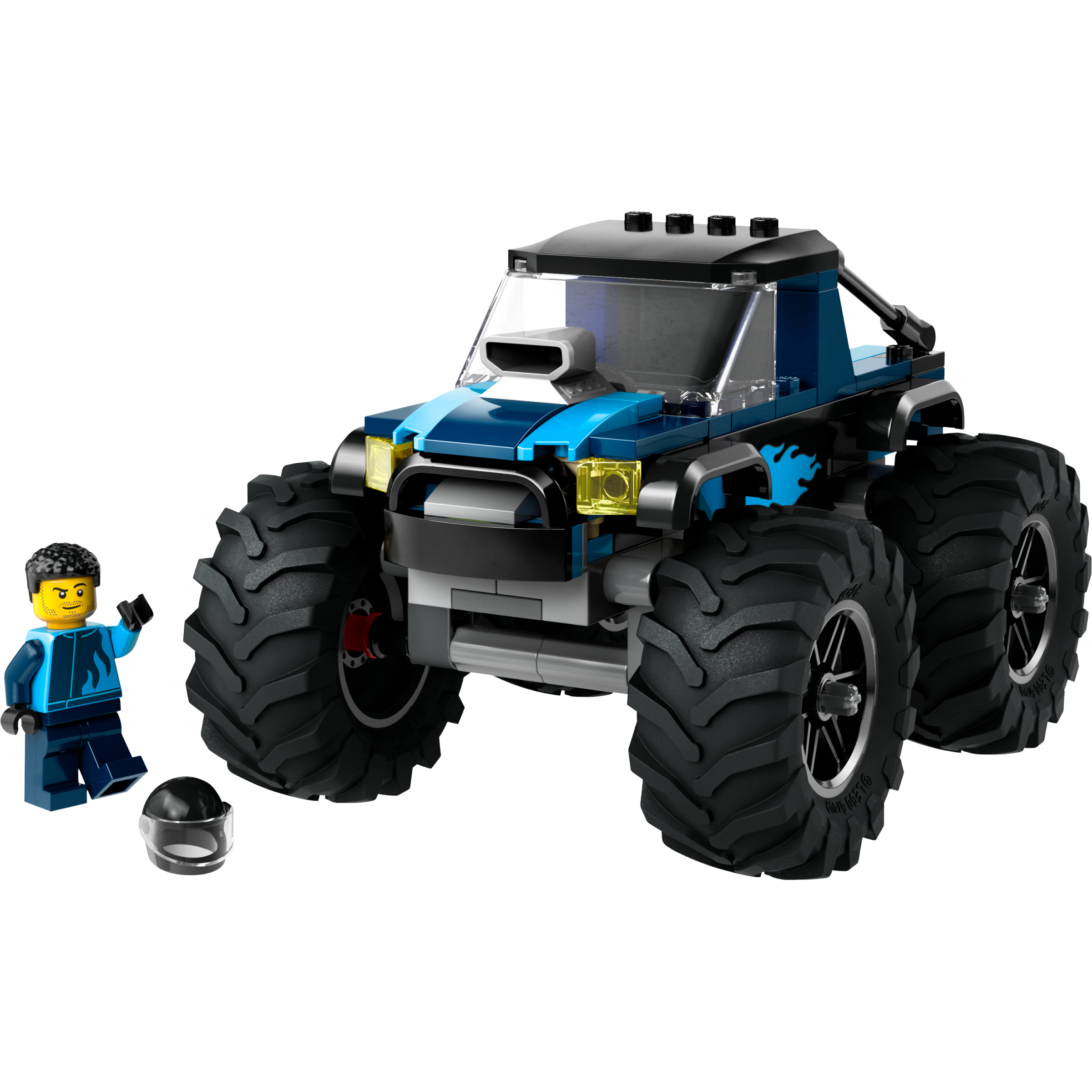 Blue Monster Truck