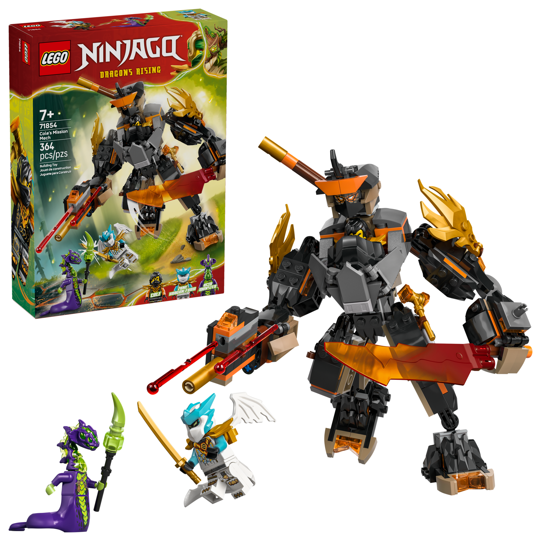 Cole's Mission Mech & Dragon Zane - Image 2