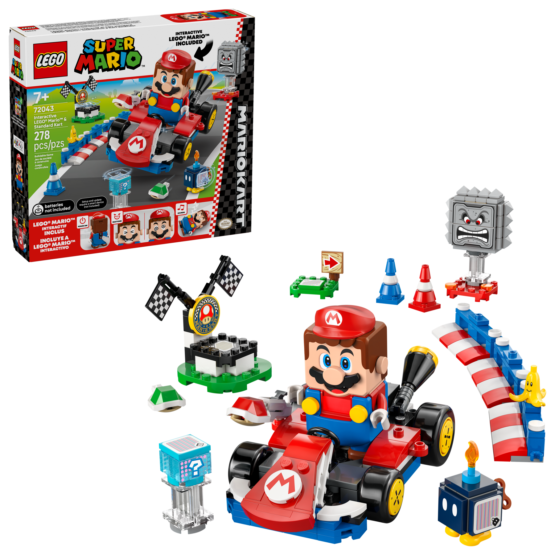Mario Kart – Interactive Lego Mario & Standard Kart - Image 2