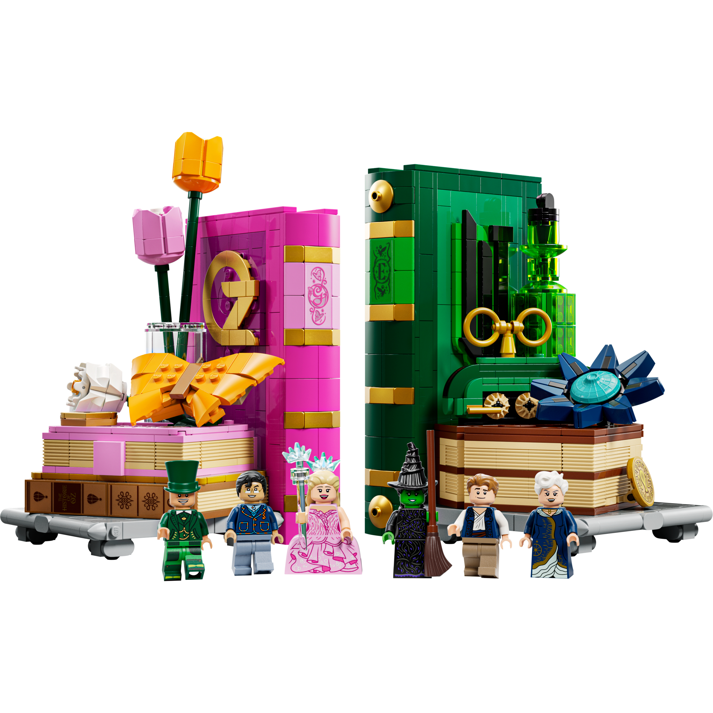 Glinda & Elphaba Bookends