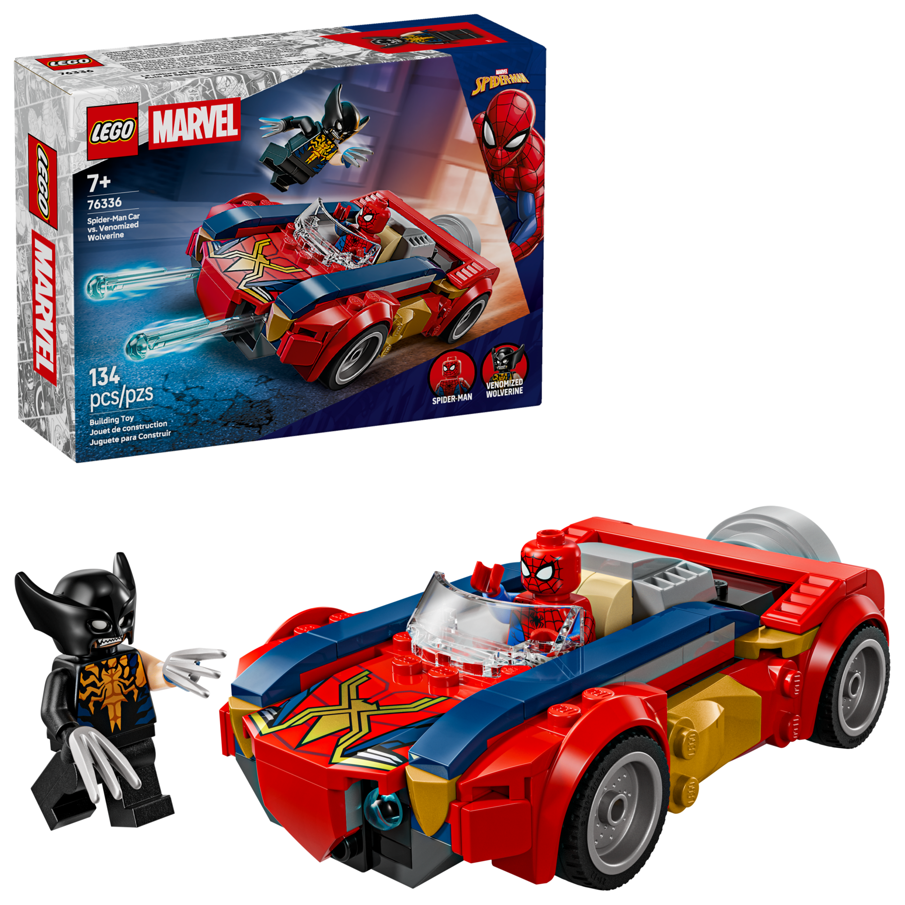 Spider-Man Car Vs. Venomized Wolverine - Image 2